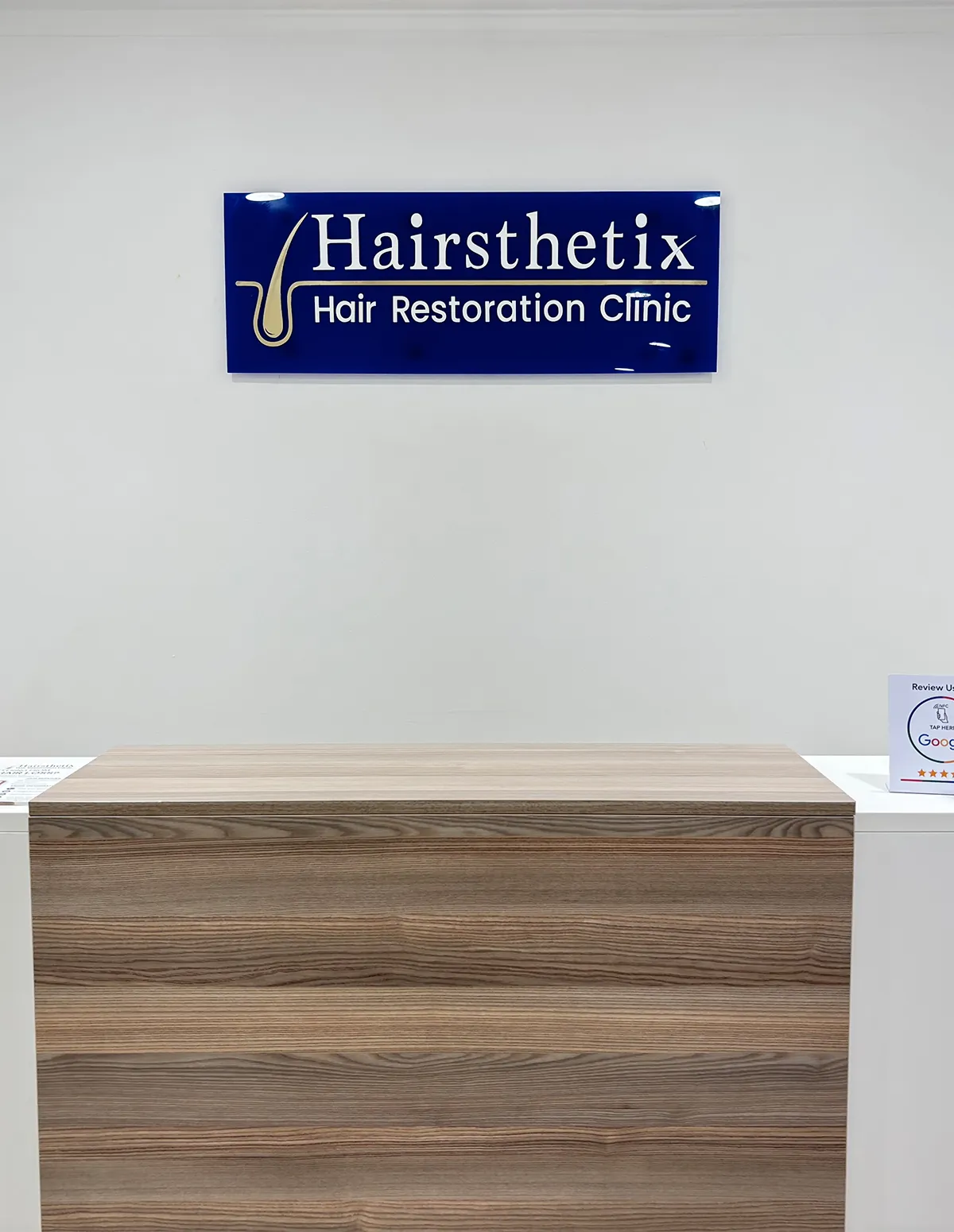 Hairsthetix hair restoration clinic interior