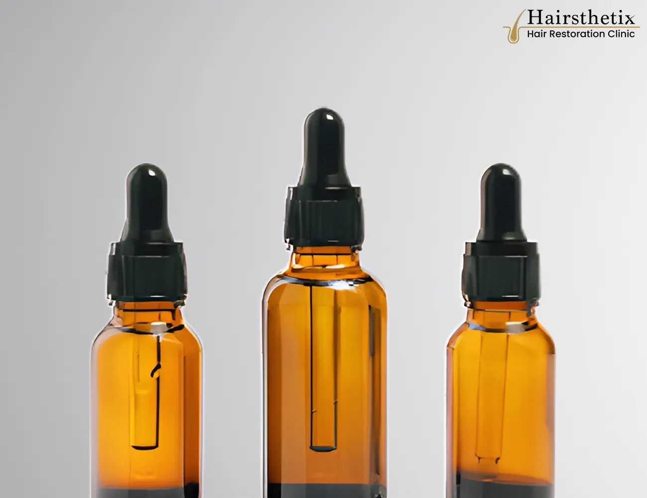 Minoxidil solution for hair loss